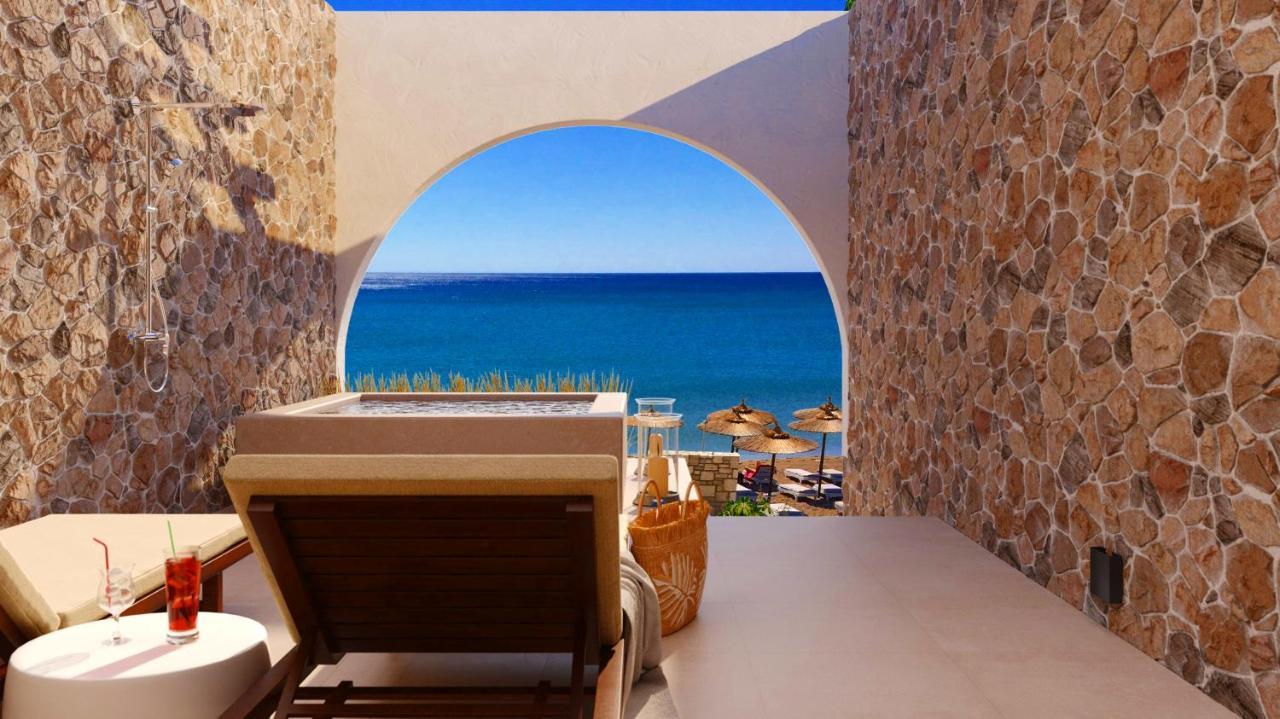 Delfini Beach Hotel & Suites Archangelos  Ngoại thất bức ảnh